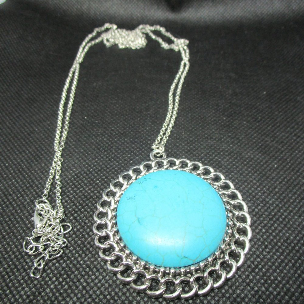 Large Turquoise Statement Necklace